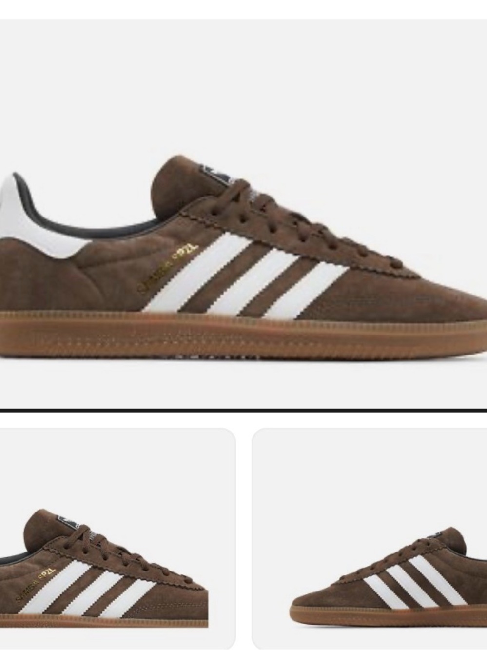 adidas Samba Deco SPZL IF5739 Brown Suede Gum Sole Sneakers Women’s US 5.5 EU 38